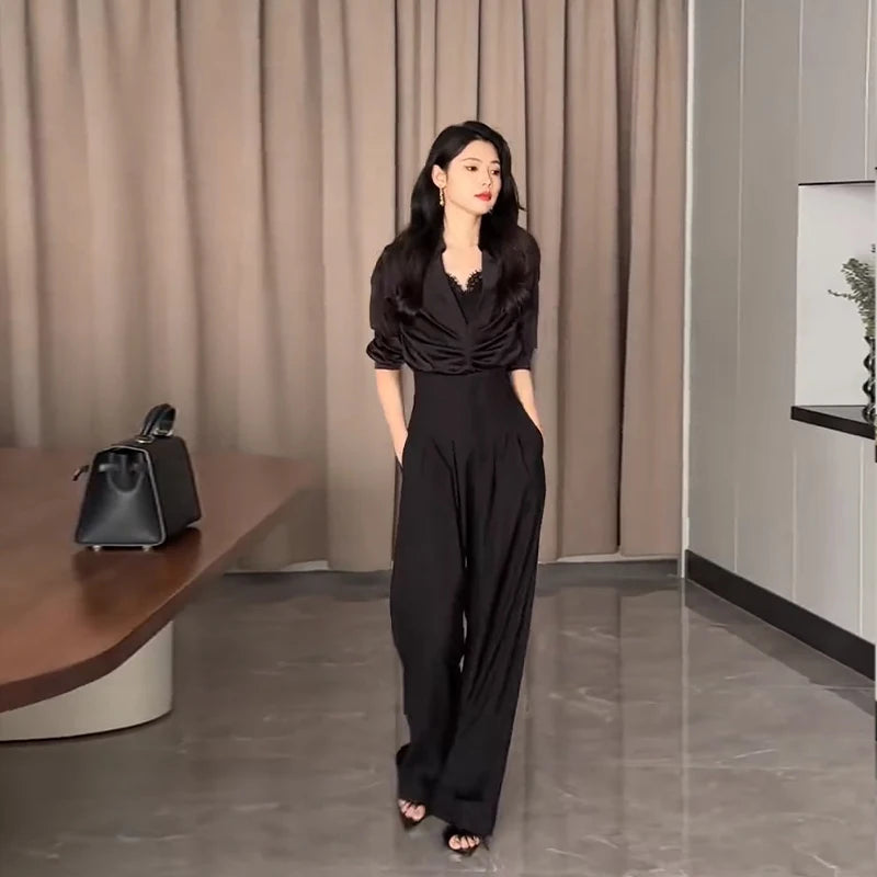 Astrid Ultra High-Waist Wide-Leg Trousers — Tailored Mop Pants